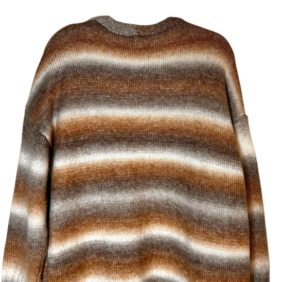 Z Supply Naya Marled Cardigan Light Taupe- Ombré Duster Cardigan- Size Medium - Picture 8 of 12